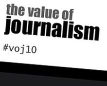 Value of Journalism conference logo