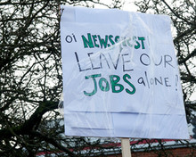 Newsquest protest
