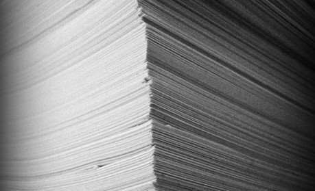 Piles of paper - large