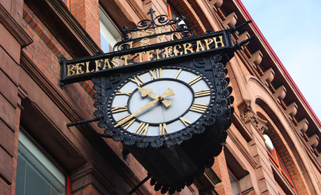 Belfast Telegraph clock