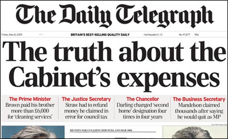 Telegraph on expenses