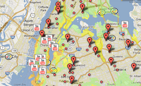 Google Cris Map Hurricane Sandy