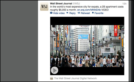 WSJ expanded tweets