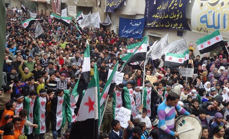 Protests in Homs, Syria