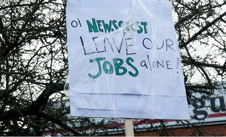 Newsquest sign
