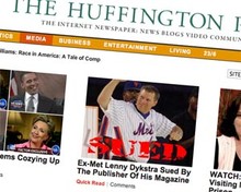 Screenshot of The Huffington Post