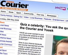 Screenshot of Halifax Courier website