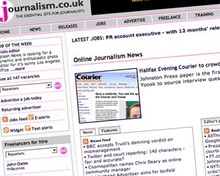 image of Journalism.co.uk website