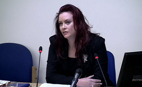 Sharon Marshall appearing at Leveson inquiry