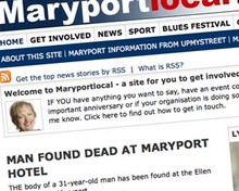 Screenshot of Maryportlocal.co.uk