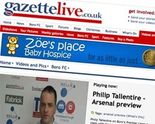 Screenshot of Gazettelive.co.uk