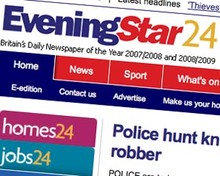 Screenshot of EveningStar.co.uk