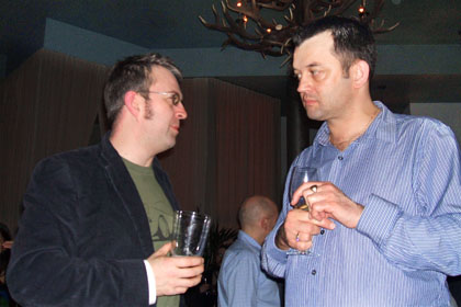 Mike Butcher (left) and Daniell Morrisey