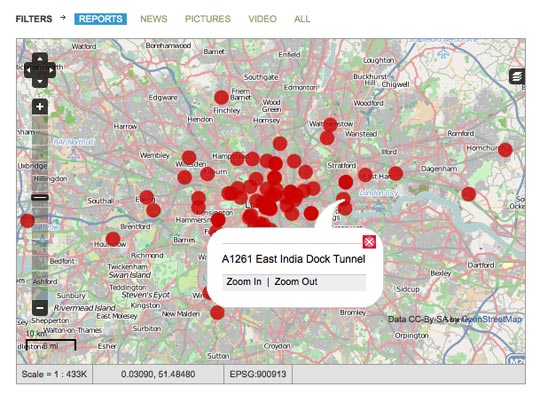 BBC London tube strike map