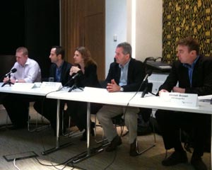 Panellists from Beet.tv roundtable dicussion on online video