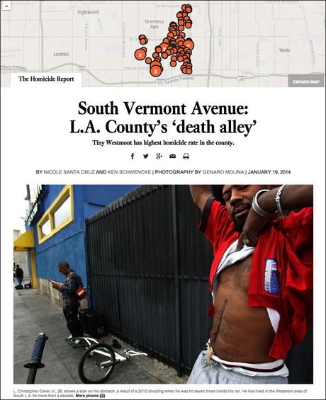 Westmont LA Times screenshot