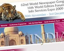 World Association of Newspapers conference website