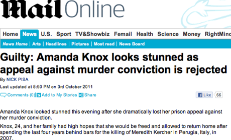Daily Mail Amanda Knox 2
