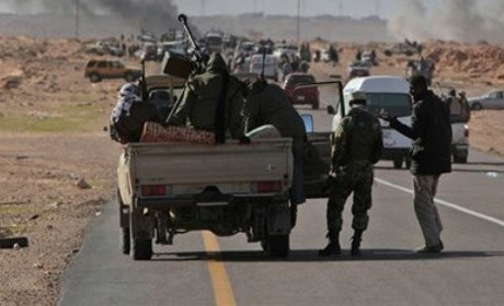 Rebels outisde Tripoli