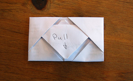 fold note reveal