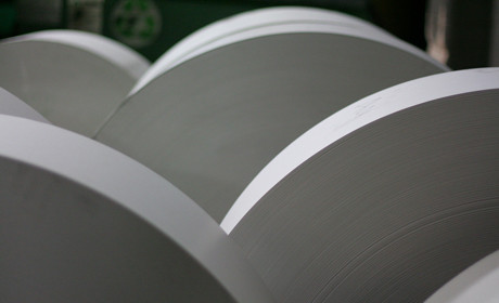 Newsprint, long-form, paper roll