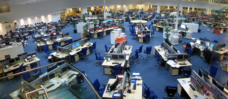 Telegraph newsroom (non-standard size)