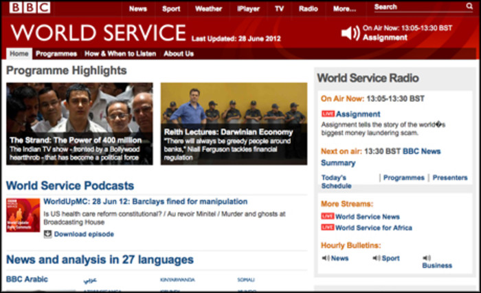 BBC World Service online sees 20% rise in global audience | Media news