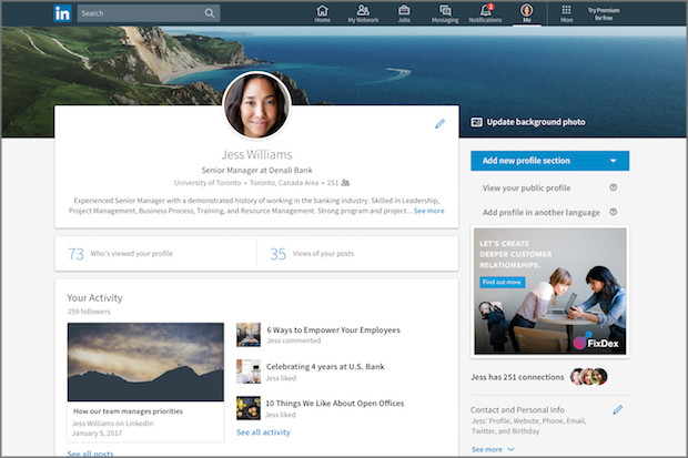 10 tips for setting up your LinkedIn profile | Media news