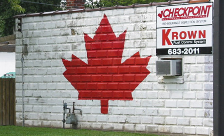 Canada wall flag
