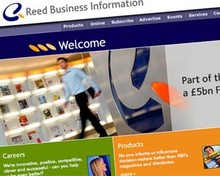 Reed Business Information homepage screenshot