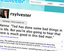 Screenshot of Ron Sylvester's Twitter account