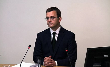Andy Coulson at Leveson inquiry