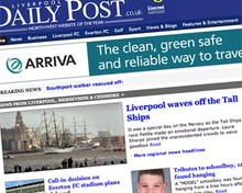Screenshot of Liverpool Daily Post website