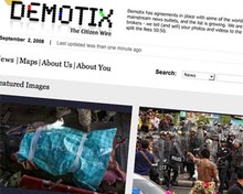 Screenshot of Demotix.com
