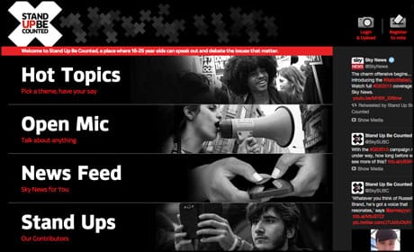 Sky News Stand Up Be Counted