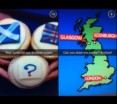 C4 Snapchat screenshots