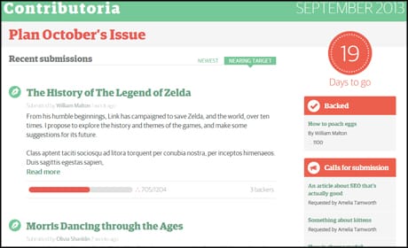 Contributoria funding