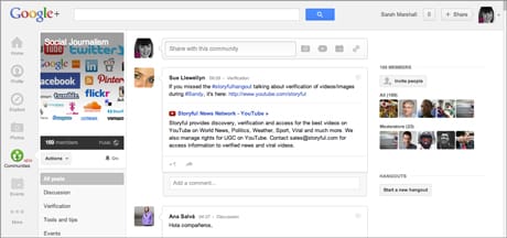 Communities Google Plus