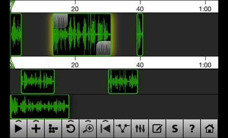 iPhone audio editing