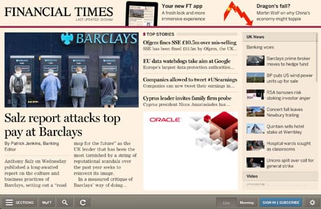 FT web app live