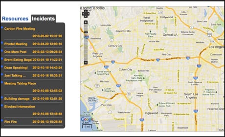 Crisis Connection map