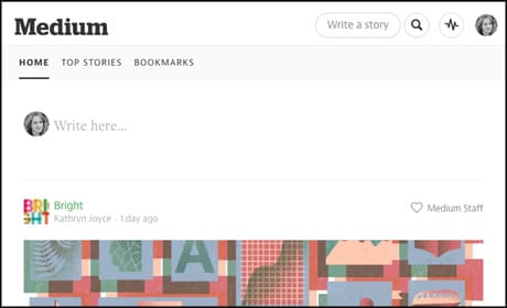 Medium start writing