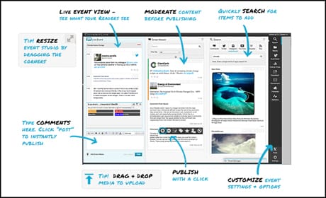 CoveritLive event studio
