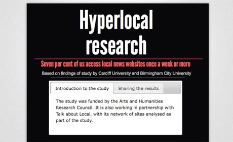 Hyperlocal study Piktochart