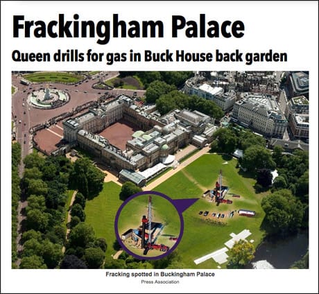 The Sun - Frackingham Palace