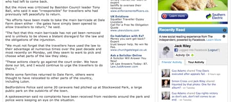 Independent Facebook app