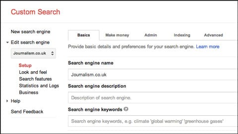 Custom Search Engine