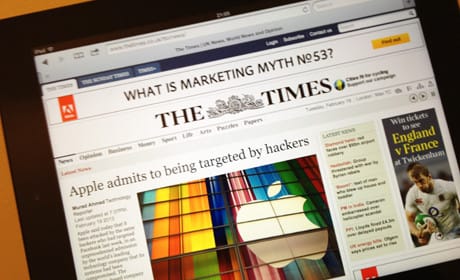 #DMS13: 84% of The Times digital page views on tablets