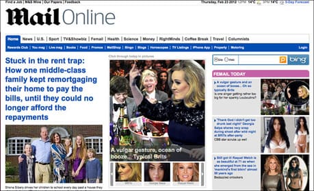 21m page impressions a day for Mail Online iPhone app