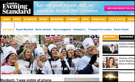 ABC March: Evening Standard daily web traffic drops 25%